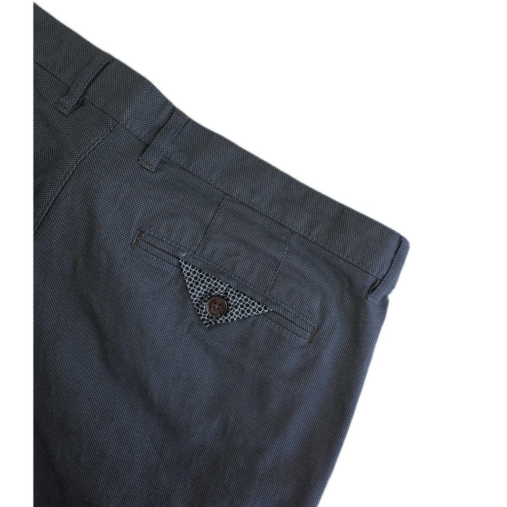 Ted Baker‎ London Men's Dress Pants 38R Gray SMALL CHECK Classic FIT Trouser